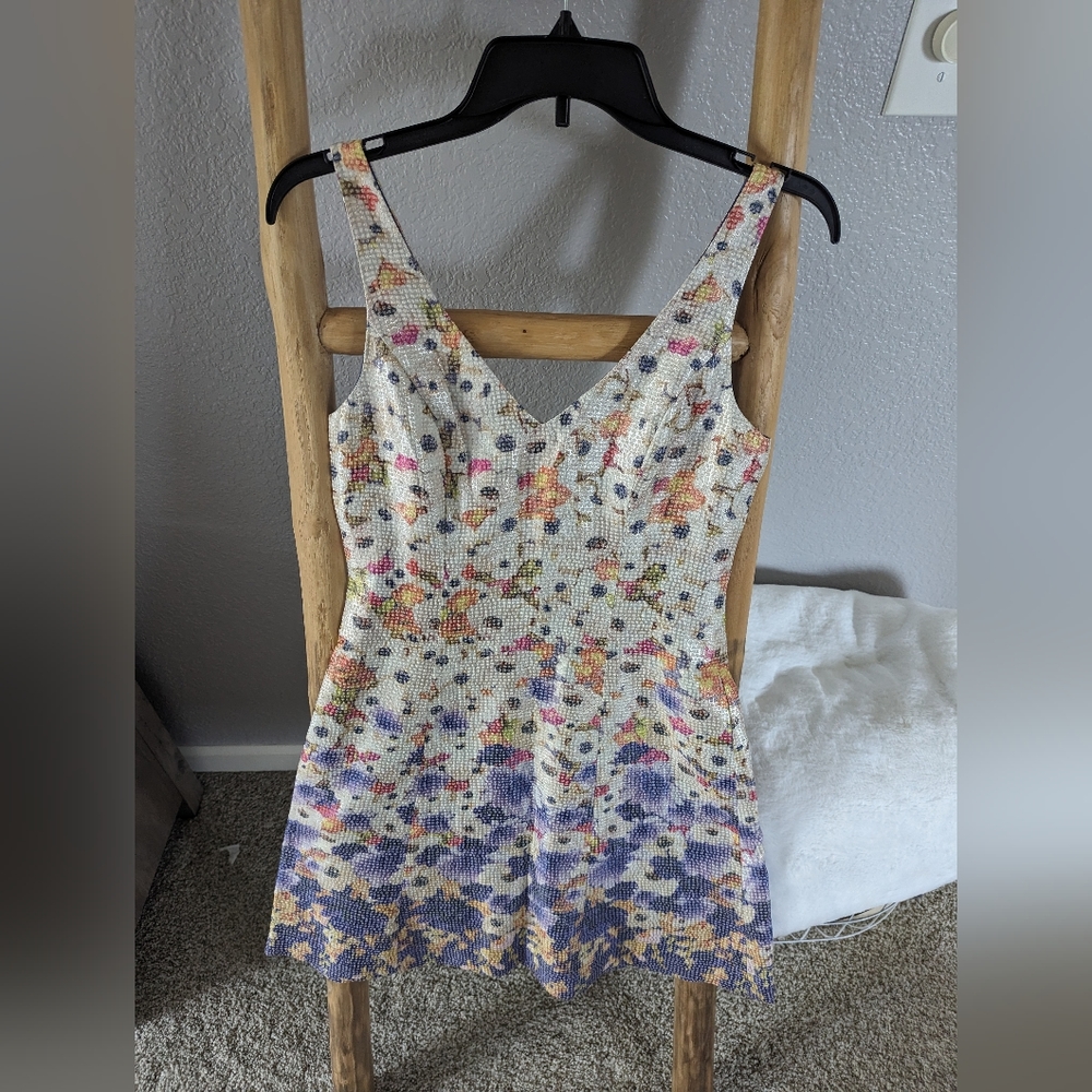 Adrianna Papell Floral Dress